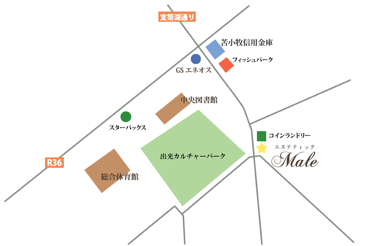 エステティックMalu・地図